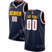 Billige Basketball Trøje Børn Denver Nuggets 2019-20 Marine blå Icon Edition Swingman..